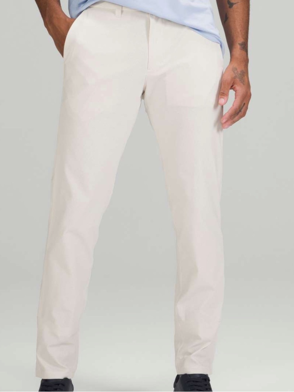 lululemon athletica Commission slim Men's Light Gray Chino Pants 31 x 31.5”